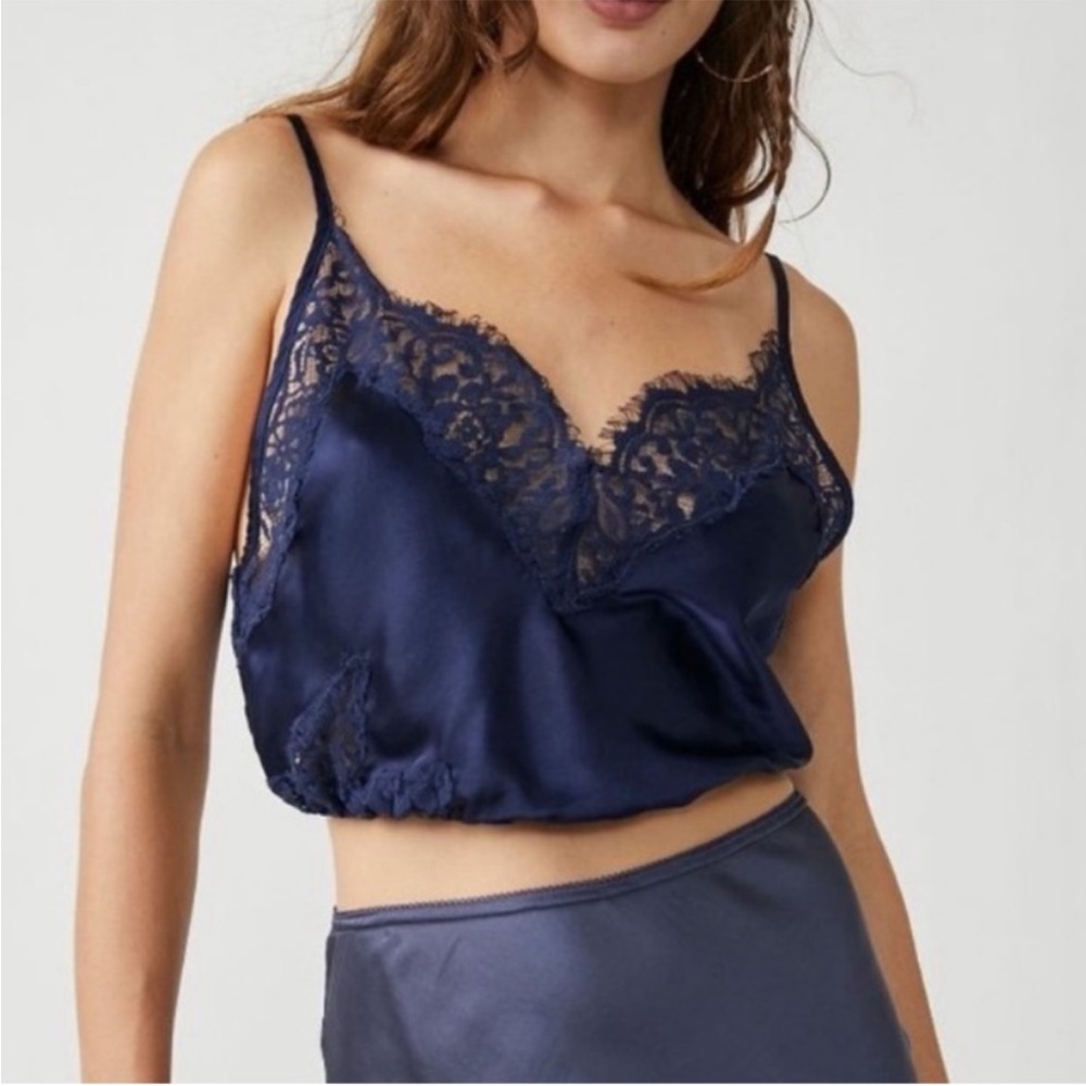 ⭐️NWT Free People Night Out Blouson Brami Tank Top